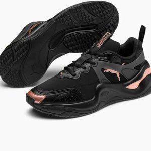 Puma women black sneakers Rise Neoprene